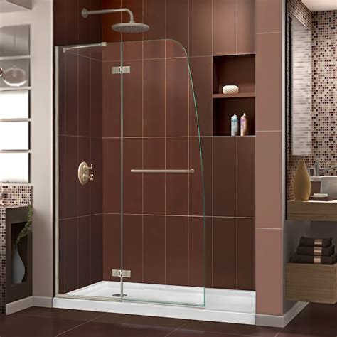 A rotating rail creates virtually. . Lowes shower systems